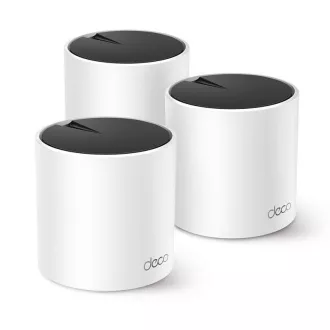 TP-Link Deco X55 (pachet de 3) - Sistem AX3000 Wi-Fi 6 Mesh pentru acoperirea întregii case - HomeShield - (pachet de 3) TP-Link Deco X55 (pachet de 3) - Sistem AX3000 Wi-Fi 6 Mesh pentru acoperirea întregii case - HomeShield - (pachet de 3)