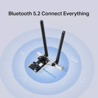 MERCUSYS MA86XE - Adaptor PCI Express AXE5400, WiFi wireless 6E