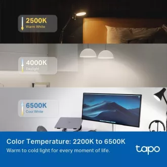 TP-Link Tapo L535E, bec LED color Smart Wi-Fi, 2500-6500K, E27
