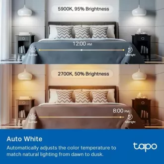 TP-Link Tapo L535E, bec LED color Smart Wi-Fi, 2500-6500K, E27