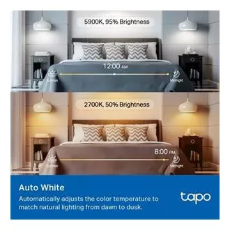 TP-Link Tapo L535E, bec LED color Smart Wi-Fi, 2500-6500K, E27