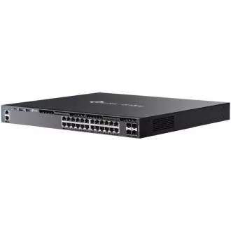 Switch TP-Link SG6428X Omada 24 porturi Gigabit RJ45 stivuibil L3, 4x10 Gbps sloturi SFP+