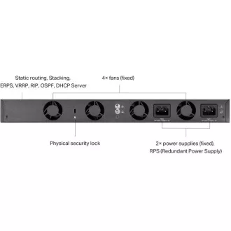 Switch TP-Link SG6428X Omada 24 porturi Gigabit RJ45 stivuibil L3, 4x10 Gbps sloturi SFP+