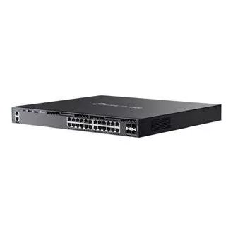 Switch TP-Link SG6428X Omada 24 porturi Gigabit RJ45 stivuibil L3, 4x10 Gbps sloturi SFP+