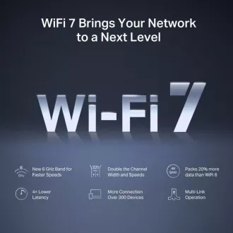 MERCUSYS MR47BE - Router Wi-Fi 7 tri-bandă BE9300, 2.5G WAN, 3x 2.5G LAN, EasyMesh
