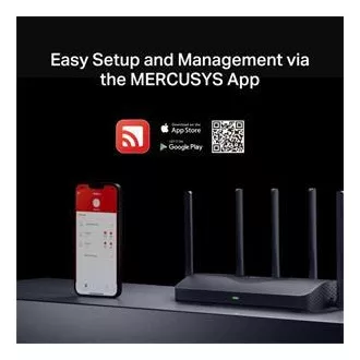 MERCUSYS MR47BE - Router Wi-Fi 7 tri-bandă BE9300, 2.5G WAN, 3x 2.5G LAN, EasyMesh
