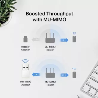 MERCUSYS MA30N - Adaptor nano USB wireless AC1300 dual-band MERCUSYS MA30N - Adaptor nano USB wireless AC1300 dual-band
