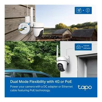 TP-Link Tapo C501GW - Cameră de exterior 4G LTE pan/tilt, LTE/LAN, 2MP (1920x1080) 122°, ONVIF