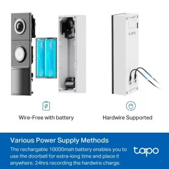 Cameră video TP-Link Tapo D235 cu sonerie
