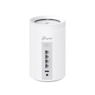 TP-Link Deco BE65 (pachet de 3) BE9300 Sistem WiFi Mesh 7 cu trei benzi pentru toată casa, 4x 2.5GLAN, USB, 2.4/5/6GHz, HomeShi
