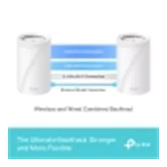 TP-Link Deco BE65 (pachet de 3) BE9300 Sistem WiFi Mesh 7 cu trei benzi pentru toată casa, 4x 2.5GLAN, USB, 2.4/5/6GHz, HomeShi
