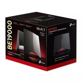 TP-Link Archer GE800 - BE19000, 1x10GLAN, 2x2.5GLAN, 4xLAN, 1x USB 3.0, router Wi-Fi 7 pentru jocuri tri-band, HomeShiel™, EasyMesh™