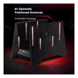 TP-Link Archer GE800 - BE19000, 1x10GLAN, 2x2.5GLAN, 4xLAN, 1x USB 3.0, router Wi-Fi 7 pentru jocuri tri-band, HomeShiel™, EasyMesh™