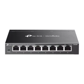 Switch Gigabit TP-Link ES208G Omada cu 8 porturi, ușor de gestionat