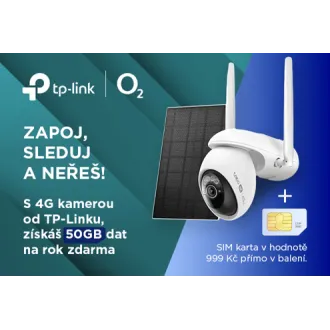 TP-Link Tapo C665G KIT Cameră de securitate cu alimentare solară, rotire panoramică/înclinabilă, Wi-Fi și 4G LTE