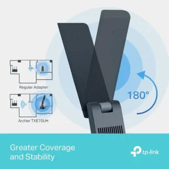TP-Link Archer TBE400U Plus - Adaptor wireless USB Wi-Fi 7 cu antenă de mare câștig