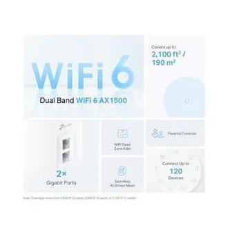 TP-Link Deco PX10 (pachet de 3) - Sistem inteligent pentru casă AX1500+AV1000 Mesh Wi-Fi 6 (pachet de 2) TP-Link Deco PX10 (pachet de 3) - Sistem inteligent pentru casă AX1500+AV1000 Mesh Wi-Fi 6 (pachet de 2)