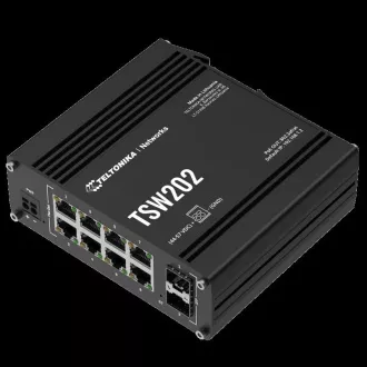 Teltonika PoE  L2 Managed Switch 8 10/100/1000, 2x SFP - TSW202