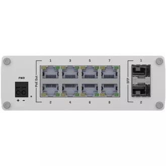 Comutator Teltonika PoE  Unmanaged Switch 8, 10/100/1000, 2x porturi SFP - TSW200