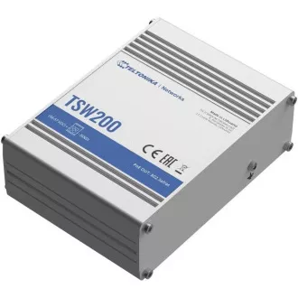 Comutator Teltonika PoE  Unmanaged Switch 8, 10/100/1000, 2x porturi SFP - TSW200