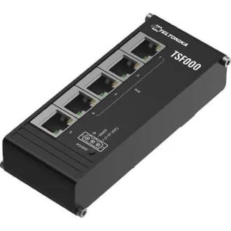 Comutator PoE industrial plat Teltonika TSF000 fără management, 5x LAN Comutator PoE industrial plat Teltonika TSF000 fără management, 5x LAN