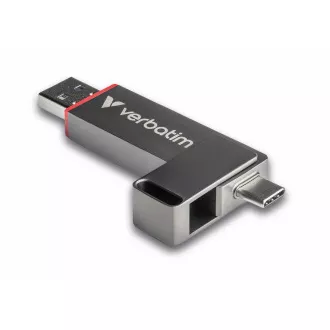 VERBATIM Stick USB-C și USB-A cu două stick-uri USB 3.2 Gen 1, 512 GB VERBATIM Stick USB-C și USB-A cu două stick-uri USB 3.2 Gen 1, 512 GB