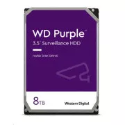WD PURPLE WD85PURZ 8TB SATA/600 256MB cache, zgomot redus, CMR