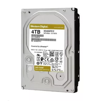 WD GOLD WD4004FRYZ 4TB SATA/ 6 Gb/s 256 MB cache 7200 rpm, CMR, Enterprise