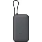 Baterie externă Xiaomi 22.5W 20000mAh (cablu integrat) GL Gri închis