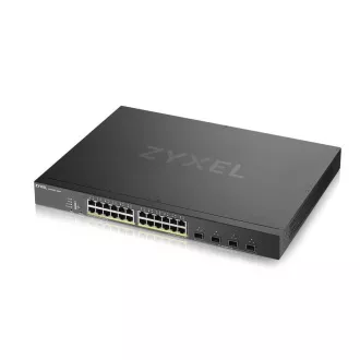 Zyxel XGS1935-28HP, 28 porturi Lite-L3 Smart Managed PoE Switch, 24x Gigabit PoE și 4x 10G SFP+, mod hibrid, autonom o