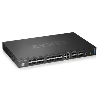 Zyxel CX4800-56F, EU, comutator de agregare pe fibră optică cu 48 de porturi 10/25G L3 și uplink de 8 x 100G (cu 2 surse de alimentare AC) Zyxel CX4800-56F, EU, comutator de agregare pe fibră optică cu 48 de porturi 10/25G L3 și uplink de 8 x 100G (cu 2 surse de alimentare AC)