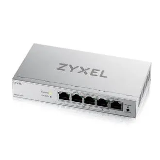 Zyxel GS1200-5HP v3, Switch desktop cu 5 porturi Gigabit PoE+, administrat web, 4x PoE, 68 wați Zyxel GS1200-5HP v3, Switch desktop cu 5 porturi Gigabit PoE+, administrat web, 4x PoE, 68 wați