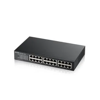 Zyxel GS1100-24ES Switch negestionat cu 24 de porturi Gigabit - selector DIP v3 Zyxel GS1100-24ES Switch negestionat cu 24 de porturi Gigabit - selector DIP v3