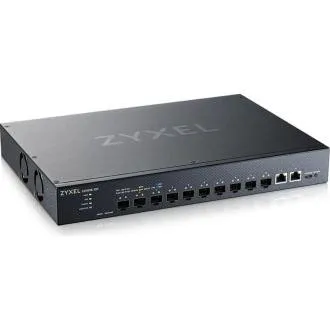 Zyxel XS1935-12F, switch inteligent pentru fibră optică gestionat cu 10 porturi 10G L3, 2 porturi multi-gigabit, mod hibrid