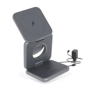 Încărcător wireless pliabil Epico Mag+ - Gri spațial