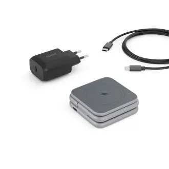 Încărcător wireless pliabil Epico Mag+ - Gri spațial