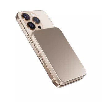 Baterie externă Epico Qi2 5000mAh Alu Mag+ EM51 - roz Baterie externă Epico Qi2 5000mAh Alu Mag+ EM51 - roz
