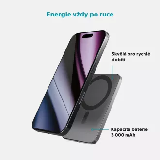 Epico 3000mAh Alu Mag+ PowerBank EM31 - gri