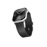 Curea de ceas Epico din piele 38/40/41/42 - neagră