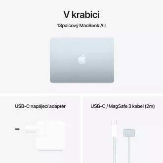 Apple MacBook Air 13"/M4/13.6"/2560x1664/16GB/256GB SSD/M4/Sequoia/Albastru deschis/1R Apple MacBook Air 13"/M4/13.6"/2560x1664/16GB/256GB SSD/M4/Sequoia/Albastru deschis/1R