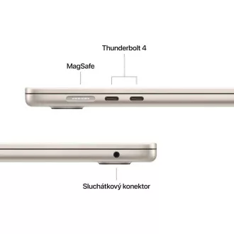Apple MacBook Air 15"/M4/15.3"/2880x1864/24GB/512GB SSD/M4/Sequoia/Starlight/1R Apple MacBook Air 15"/M4/15.3"/2880x1864/24GB/512GB SSD/M4/Sequoia/Starlight/1R