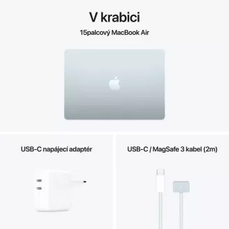 Apple MacBook Air 15"/M4/15.3"/2880x1864/24GB/512GB SSD/M4/Sequoia/Albastru deschis/1R Apple MacBook Air 15"/M4/15.3"/2880x1864/24GB/512GB SSD/M4/Sequoia/Albastru deschis/1R