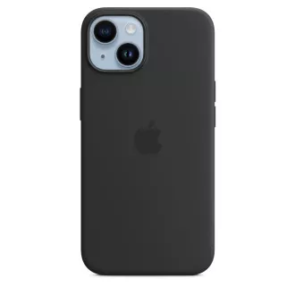 Husă din silicon pentru iPhone 14 cu MagSafe - Miezul nopții Husă din silicon pentru iPhone 14 cu MagSafe - Miezul nopții
