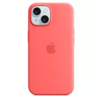 iPhone 15  Carcasă din silicon cu MS - Guava