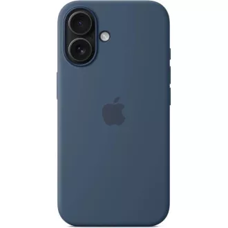 Husa din silicon pentru iPhone 16 Plus cu MS - Denim