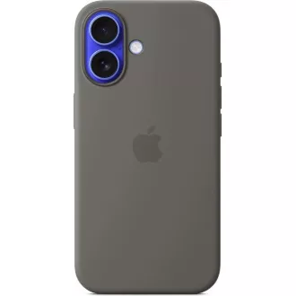 Husa din silicon pentru iPhone 16 Plus cu MS - Stone Grey