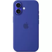 Husa din silicon pentru iPhone 16 Plus cu MS - Ultramarin