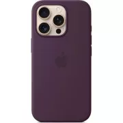 Husa din silicon pentru iPhone 16 Pro cu MS - Prune