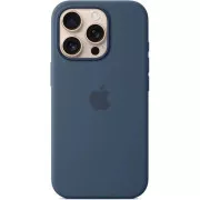 Husa din silicon pentru iPhone 16 Pro Max cu MS - Denim