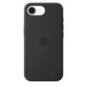 Carcasă din silicon pentru iPhone 16e - Neagră